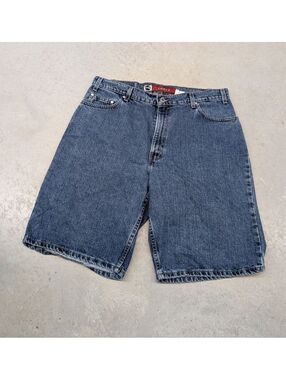Vintage Levis Silver Tab Loose Fit Blue Denim Shorts Jorts
